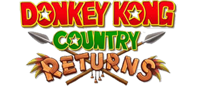 Donkey Kong Country Returns logo for Wii